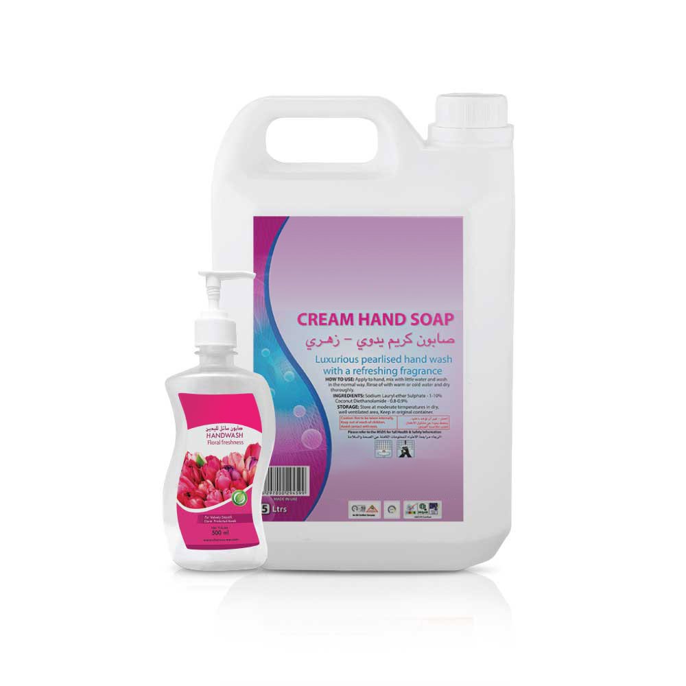 Cream Hand Soap Floral