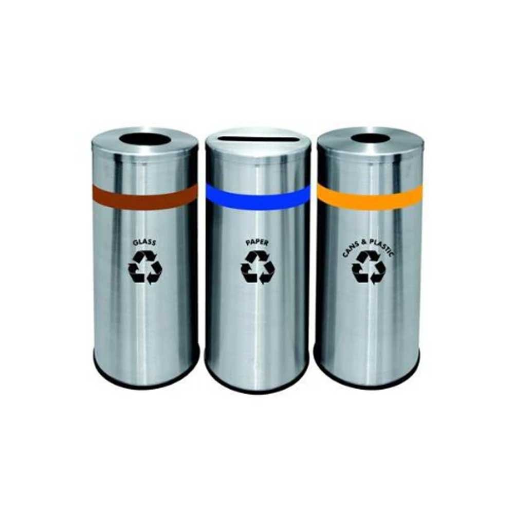 Waste Classification Bin Stainless Steel