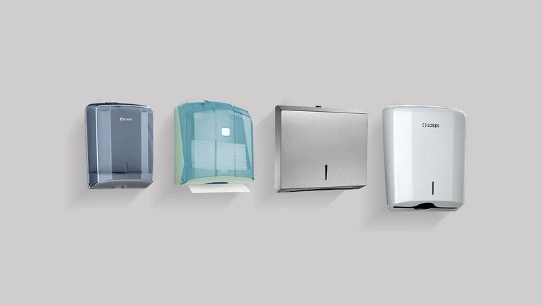 Folded Hand Towel Dispenser